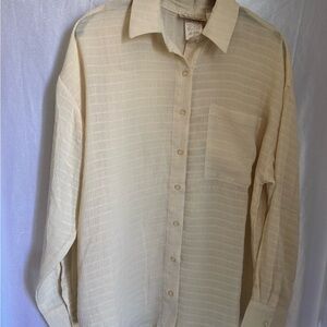 Davina Women's Cream Button Down Shirt